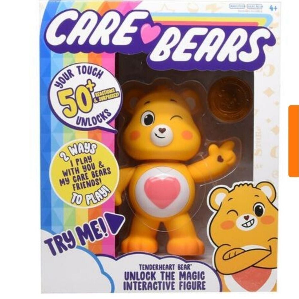 Care bears Tenderheart bear interactive figure toy